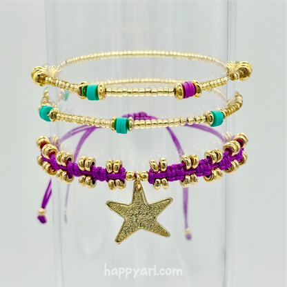 Beach Star 3-Bracelet Stack