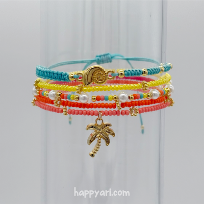 Tropical 5-Bracelet Stack