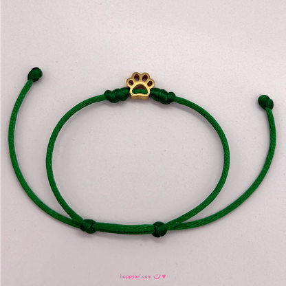 [CUSTOM] Personalized Paw + Boy Charms Bracelet