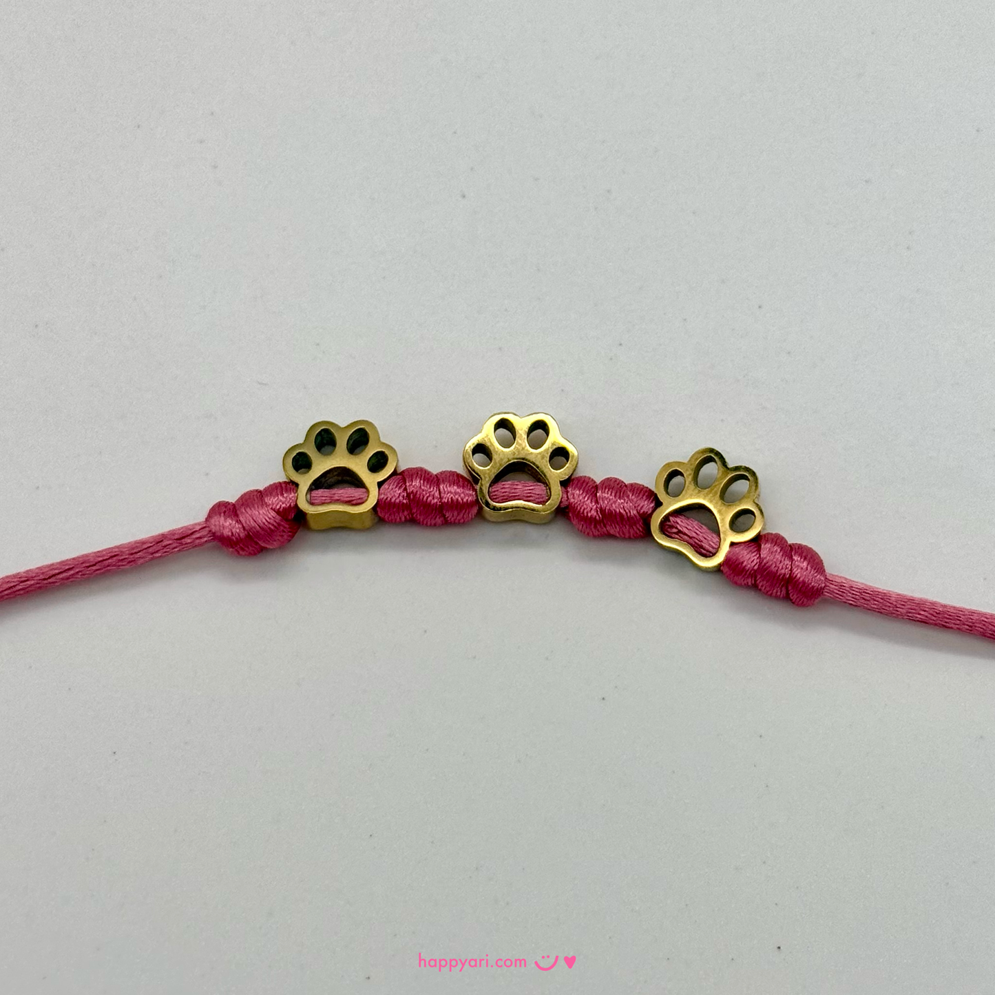 [CUSTOM] Personalized Paw + Boy Charms Bracelet
