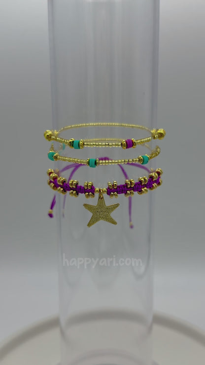Beach Star 3-Bracelet Stack
