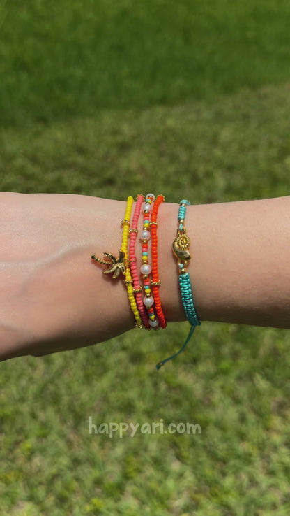 Tropical 5-Bracelet Stack